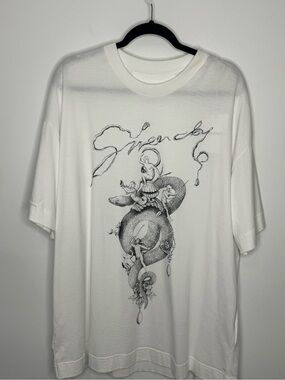 Givenchy Snake and Chandelier Print T-Shirt White Men’s 3XL